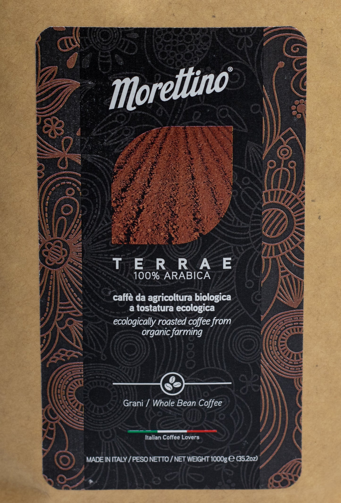Terrae - Organic 100% Arabica whole bean coffee 2.2lb